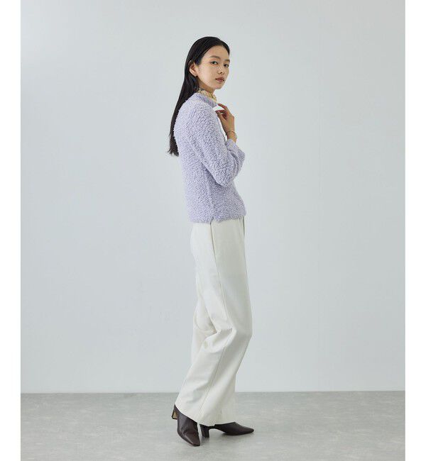 ROPE「【COOHEM(コーヘン)】COTTON FANCY YARN HIGH NECK KNIT」|ニット・セーター|