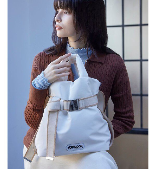 VIS「WEB限定追加【OUTDOOR PRODUCTS】VIS別注2WAYベルト付きパデッドトートバッグ」|トートバッグ|