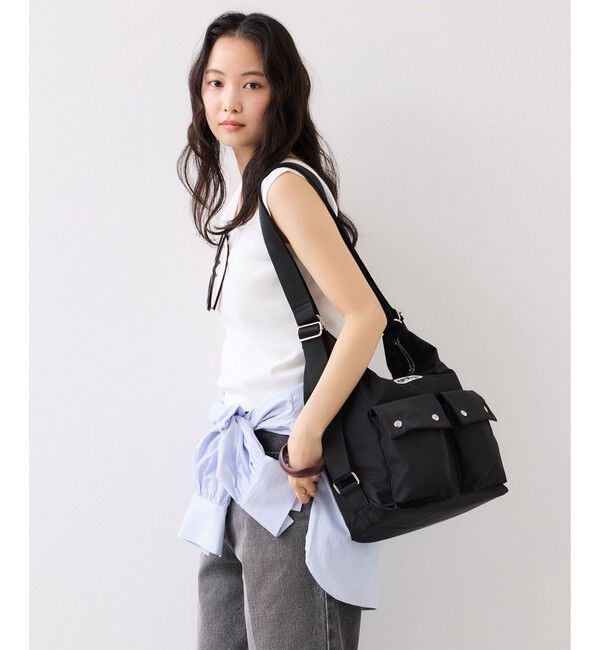 VIS「WEB限定追加【OUTDOOR PRODUCTS】VIS別注 ダブルポケット ショルダーバッグ / マルチWAY」|ショルダー・メッセンジャー|