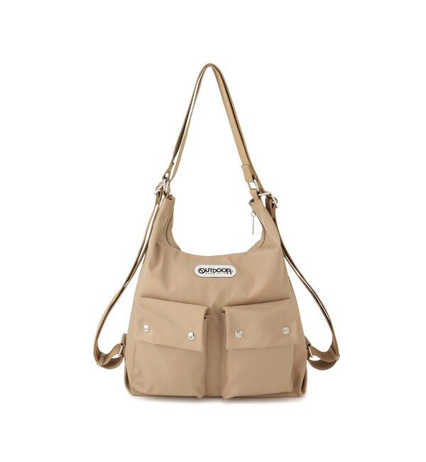 VIS「WEB限定追加【OUTDOOR PRODUCTS】VIS別注 ダブルポケット ショルダーバッグ / マルチWAY」|ショルダー・メッセンジャー|