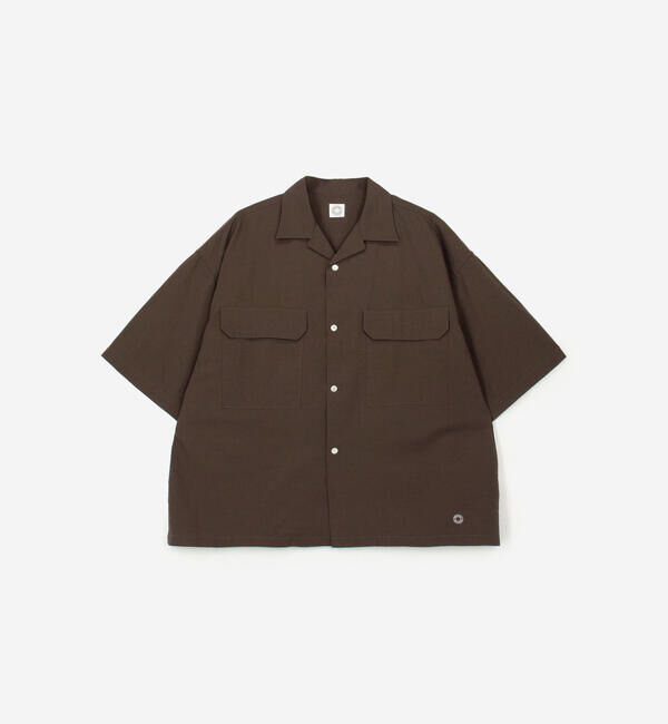 ORCIVAL「ORCIVAL | コットンリネン オープンカラー半袖シャツ MEN」|シャツ・ブラウス|