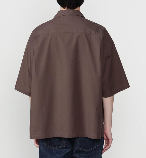 ORCIVAL「ORCIVAL | コットンリネン オープンカラー半袖シャツ MEN」|シャツ・ブラウス|