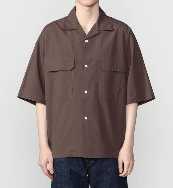 ORCIVAL「ORCIVAL | コットンリネン オープンカラー半袖シャツ MEN」|シャツ・ブラウス|