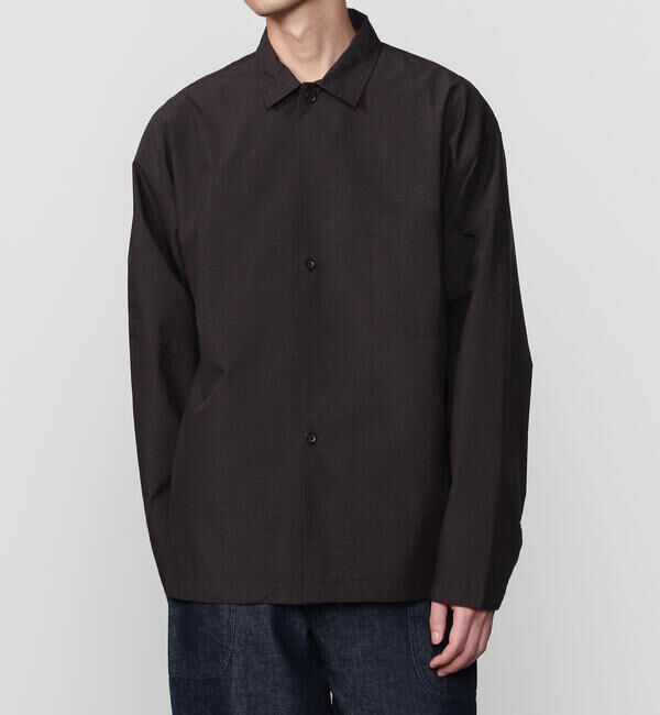 ORCIVAL「ORCIVAL | コットンポリエステル シャツジャケット CHECK MEN」|シャツ・ブラウス|BROWN系1