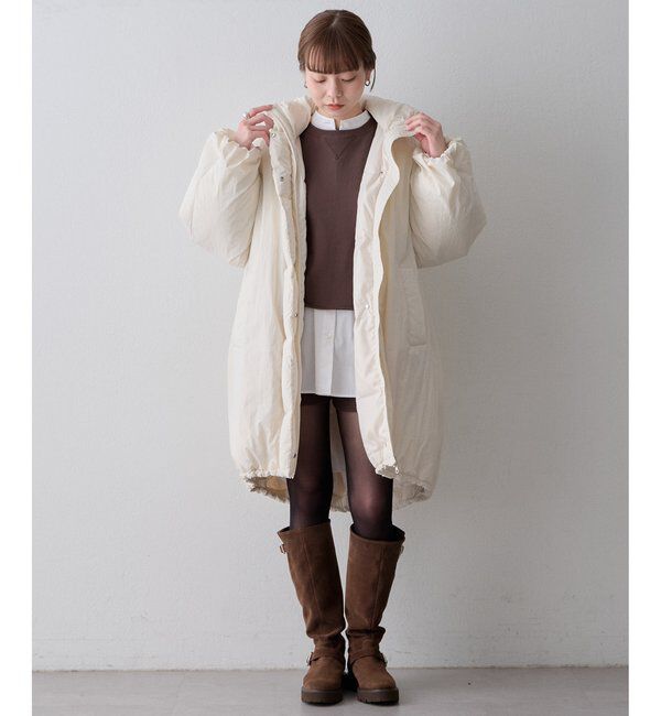  「〈WEB限定〉【THE PAUSE】フードロングダウンコート」|その他|