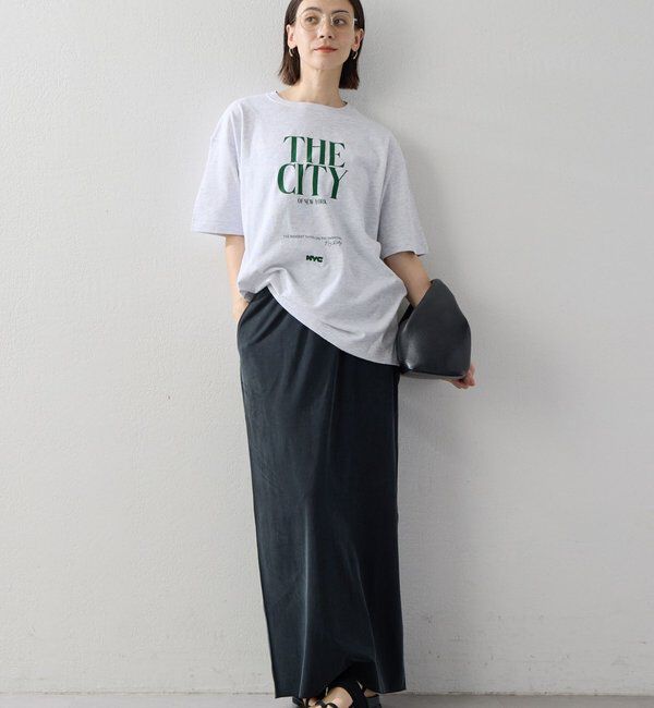  「【セットアップ対応】キュプラジャージーイージースカート」|スカート|