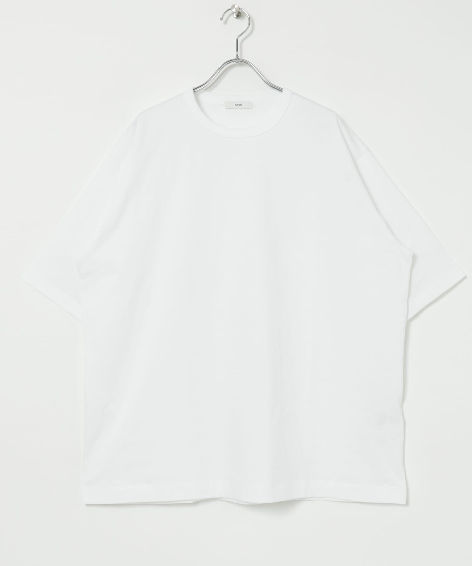 URBAN RESEARCH「ATON　DRY COTTON STANDARD T-SHIRTS」|Tシャツ・カットソー|ホワイト