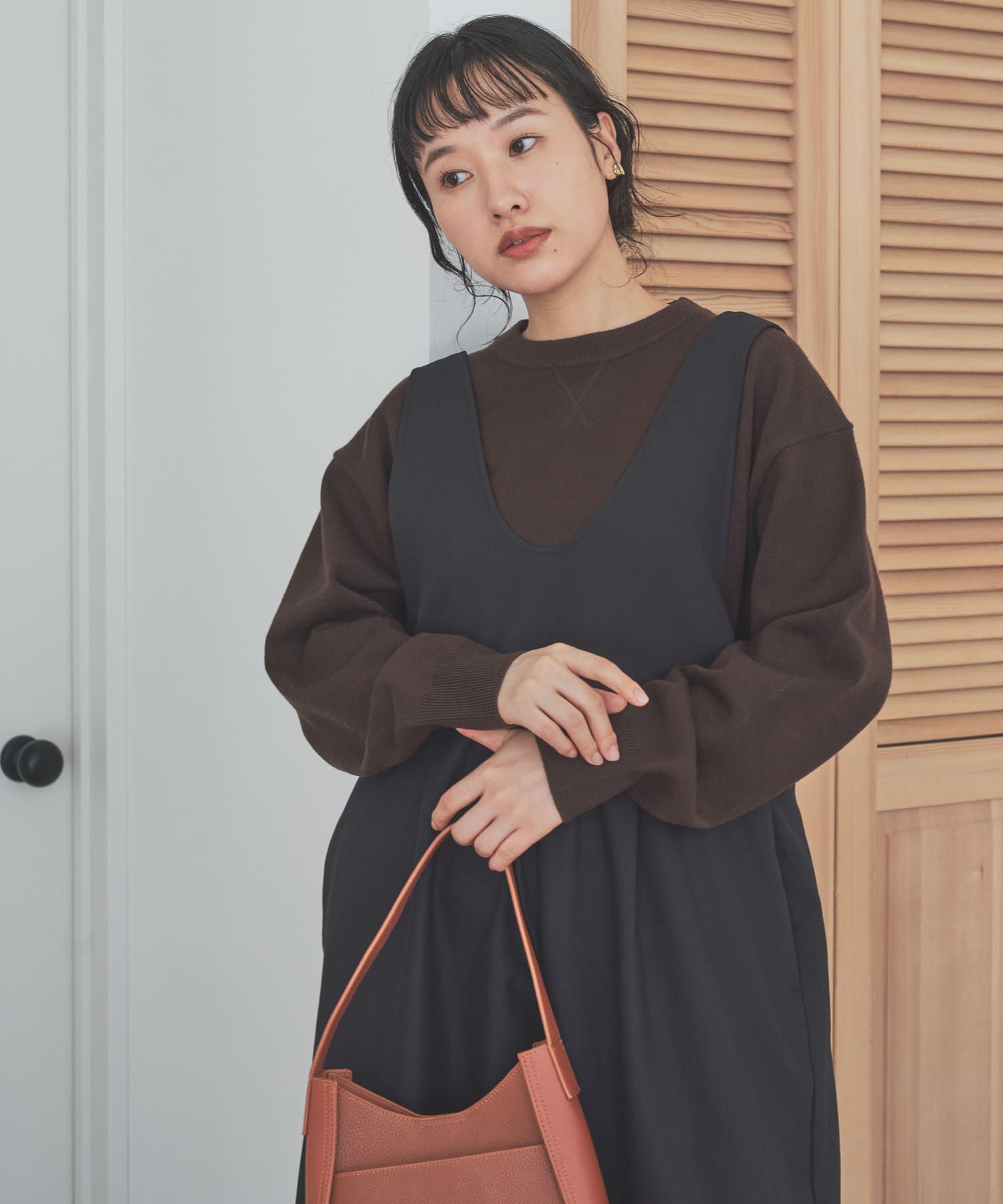 URBAN RESEARCH DOORS「『仁村紗和さん着用』『UR TECH 200日ﾆｯﾄ』ｽｳｪｯﾄﾗｲｸﾌﾟﾙｵｰ  」|ニット・セーター|