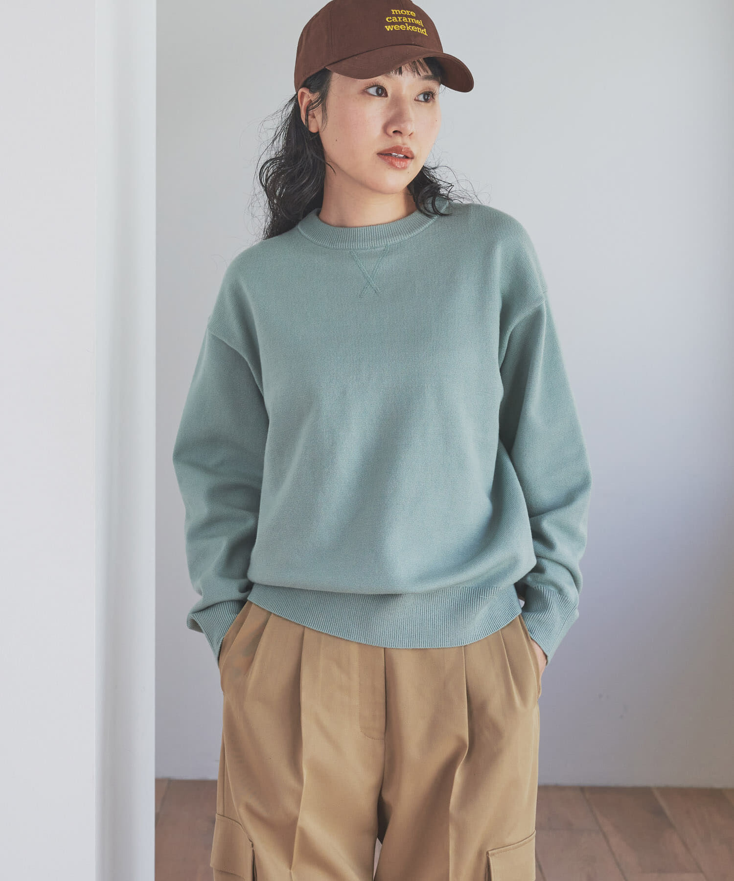 URBAN RESEARCH DOORS「『仁村紗和さん着用』『UR TECH 200日ﾆｯﾄ』ｽｳｪｯﾄﾗｲｸﾌﾟﾙｵｰ  」|ニット・セーター|