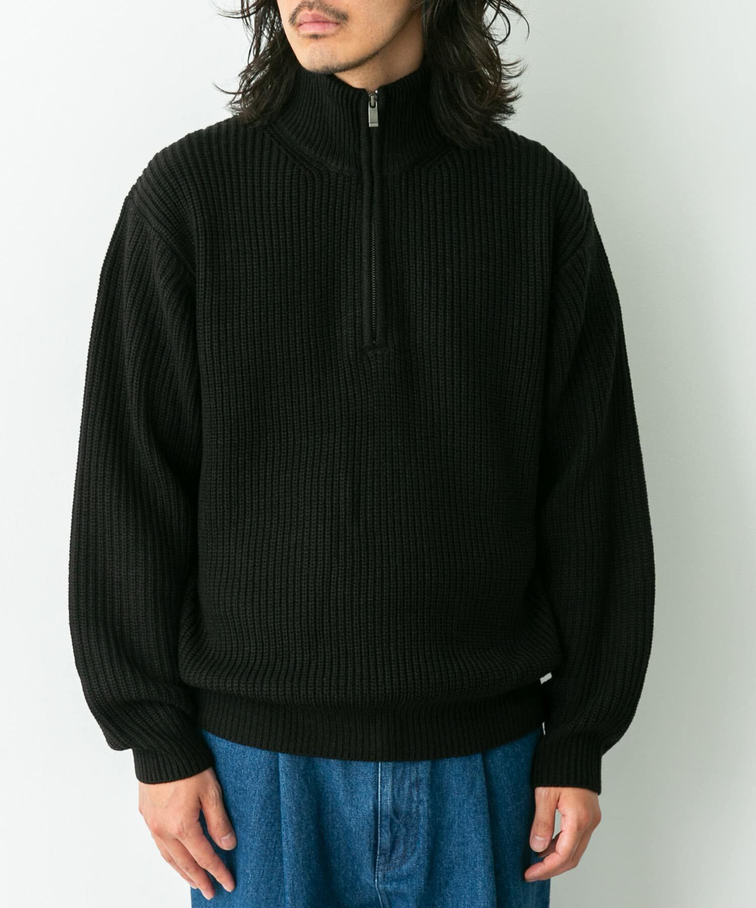 Sonny Label 「マルチサイズハーフジップニットプルオーバー」|ニット・セーター|