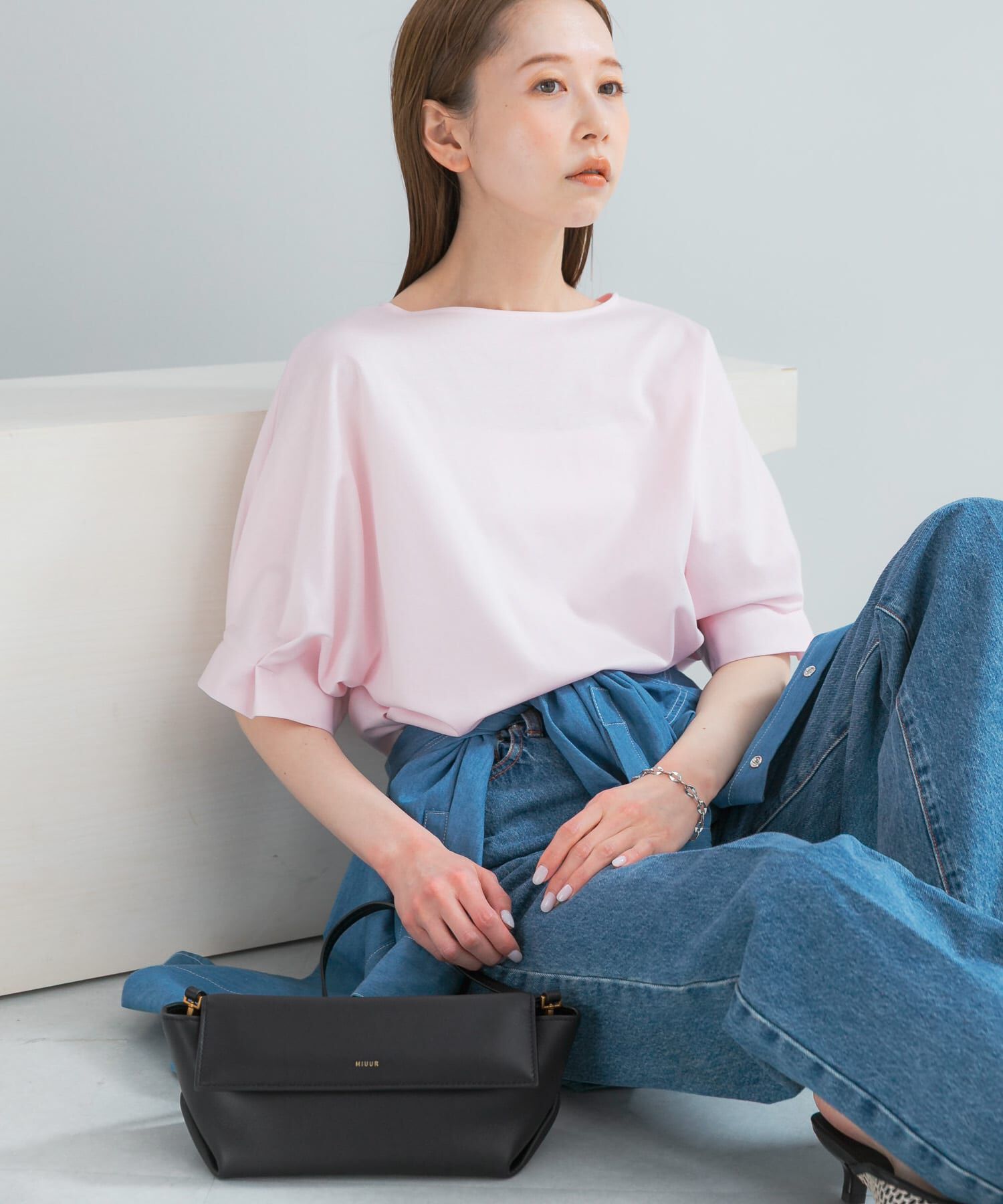 URBAN RESEARCH ROSSO「UVカットクールタッチタックスリーブプルオーバー」|Tシャツ・カットソー|