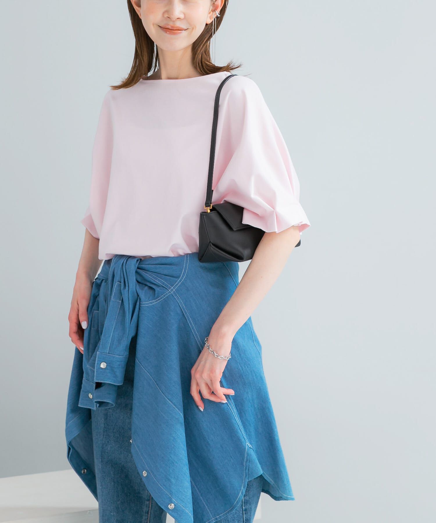 URBAN RESEARCH ROSSO「UVカットクールタッチタックスリーブプルオーバー」|Tシャツ・カットソー|