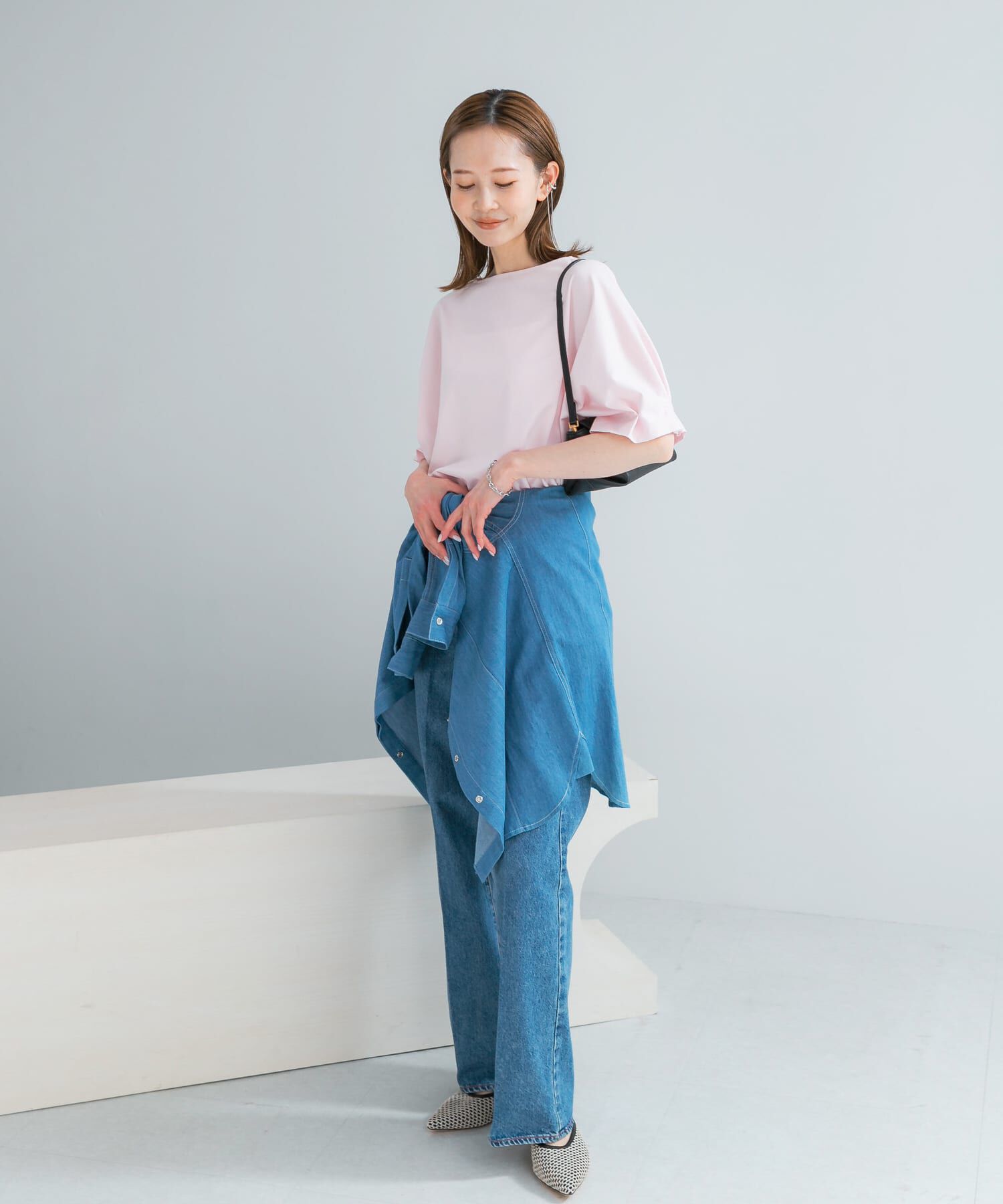 URBAN RESEARCH ROSSO「UVカットクールタッチタックスリーブプルオーバー」|Tシャツ・カットソー|