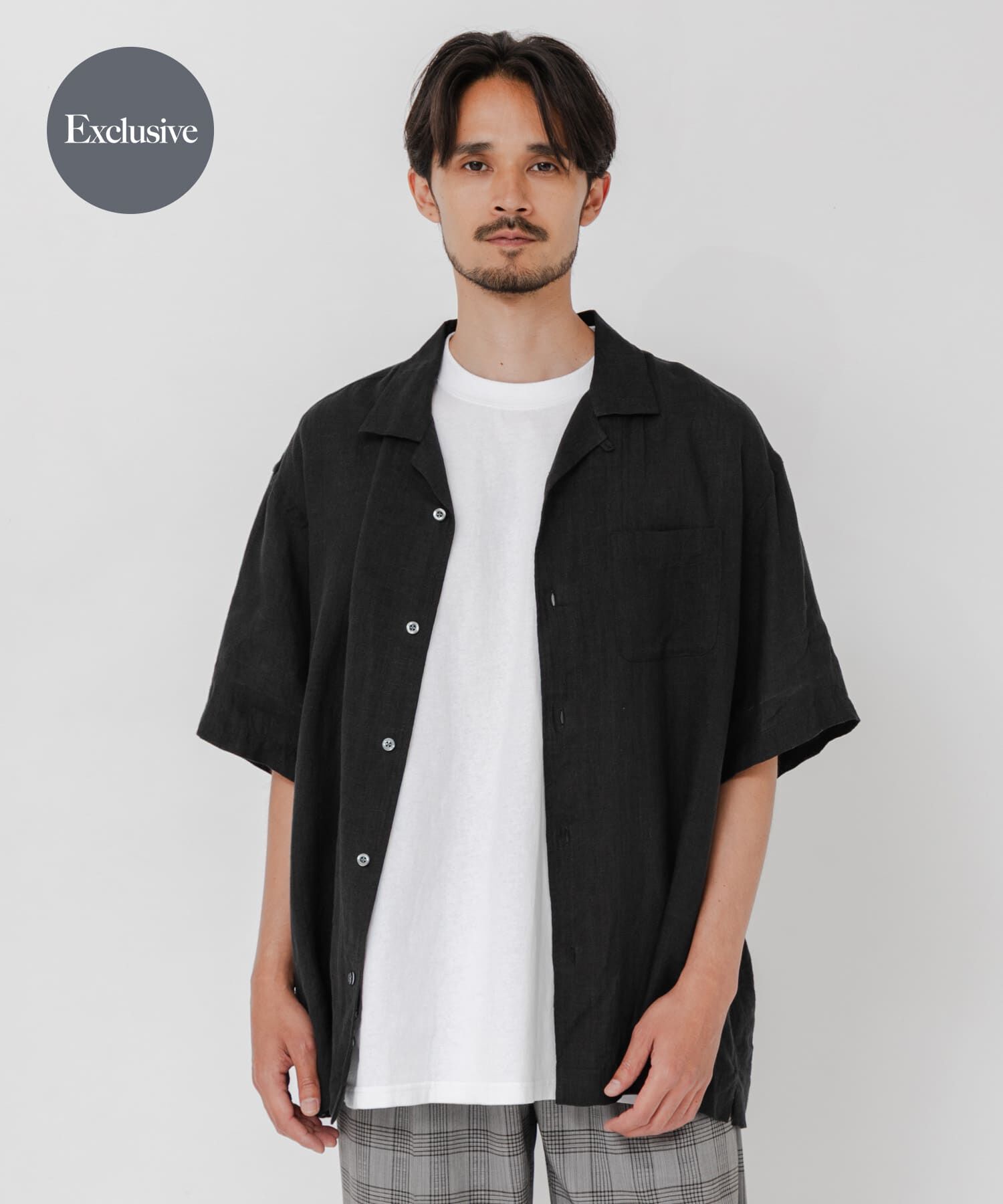 URBAN RESEARCH「『別注』BROOKS BROTHERS&times;URBAN RESEARCH　LINEN CAMP SHIRTS SHORT-SLEEVE」|シャツ・ブラウス|
