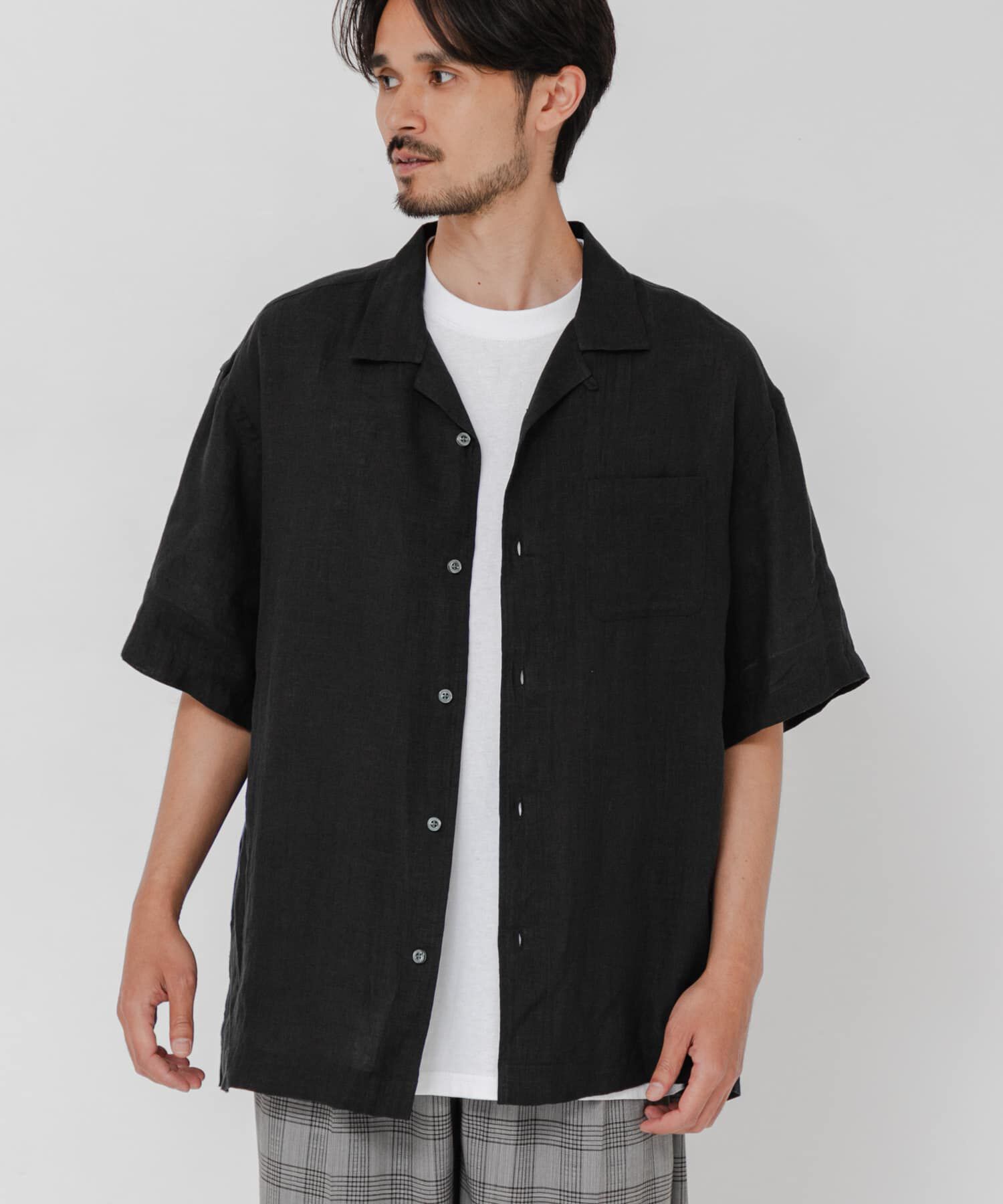 URBAN RESEARCH「『別注』BROOKS BROTHERS&times;URBAN RESEARCH　LINEN CAMP SHIRTS SHORT-SLEEVE」|シャツ・ブラウス|