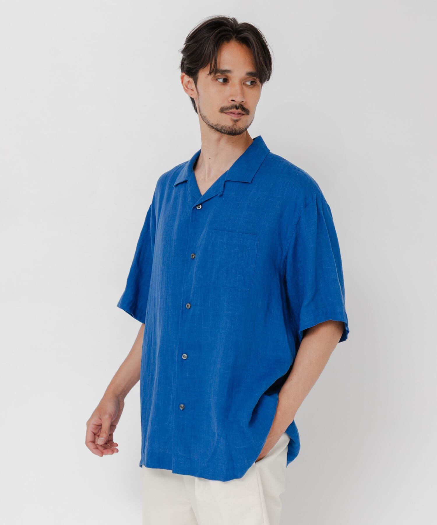 URBAN RESEARCH「『別注』BROOKS BROTHERS&times;URBAN RESEARCH　LINEN CAMP SHIRTS SHORT-SLEEVE」|シャツ・ブラウス|