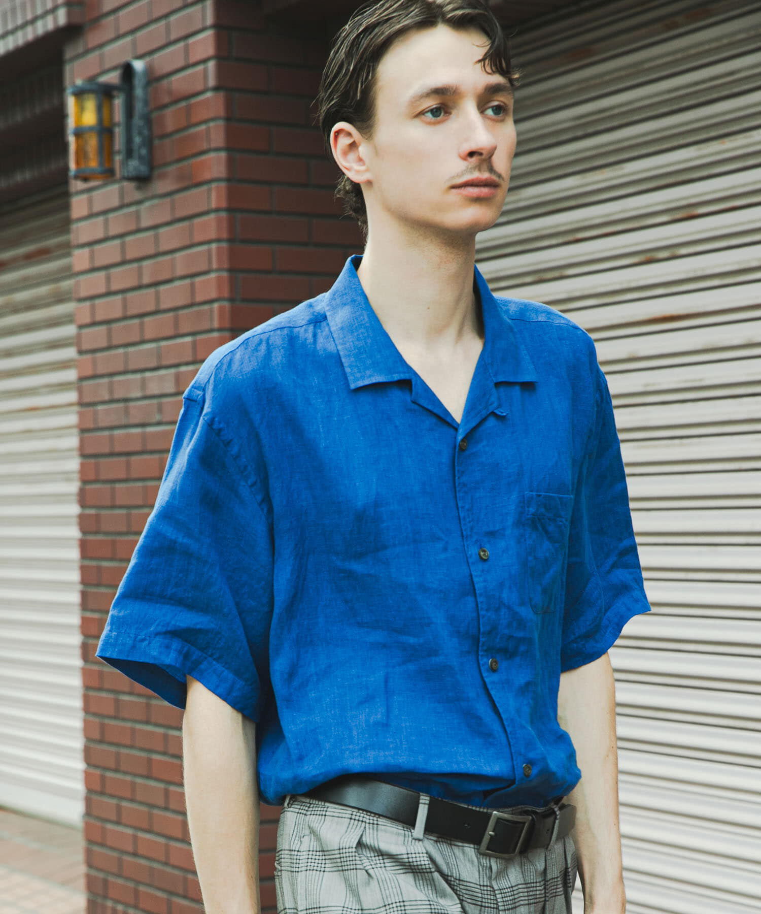 URBAN RESEARCH「『別注』BROOKS BROTHERS&times;URBAN RESEARCH　LINEN CAMP SHIRTS SHORT-SLEEVE」|シャツ・ブラウス|
