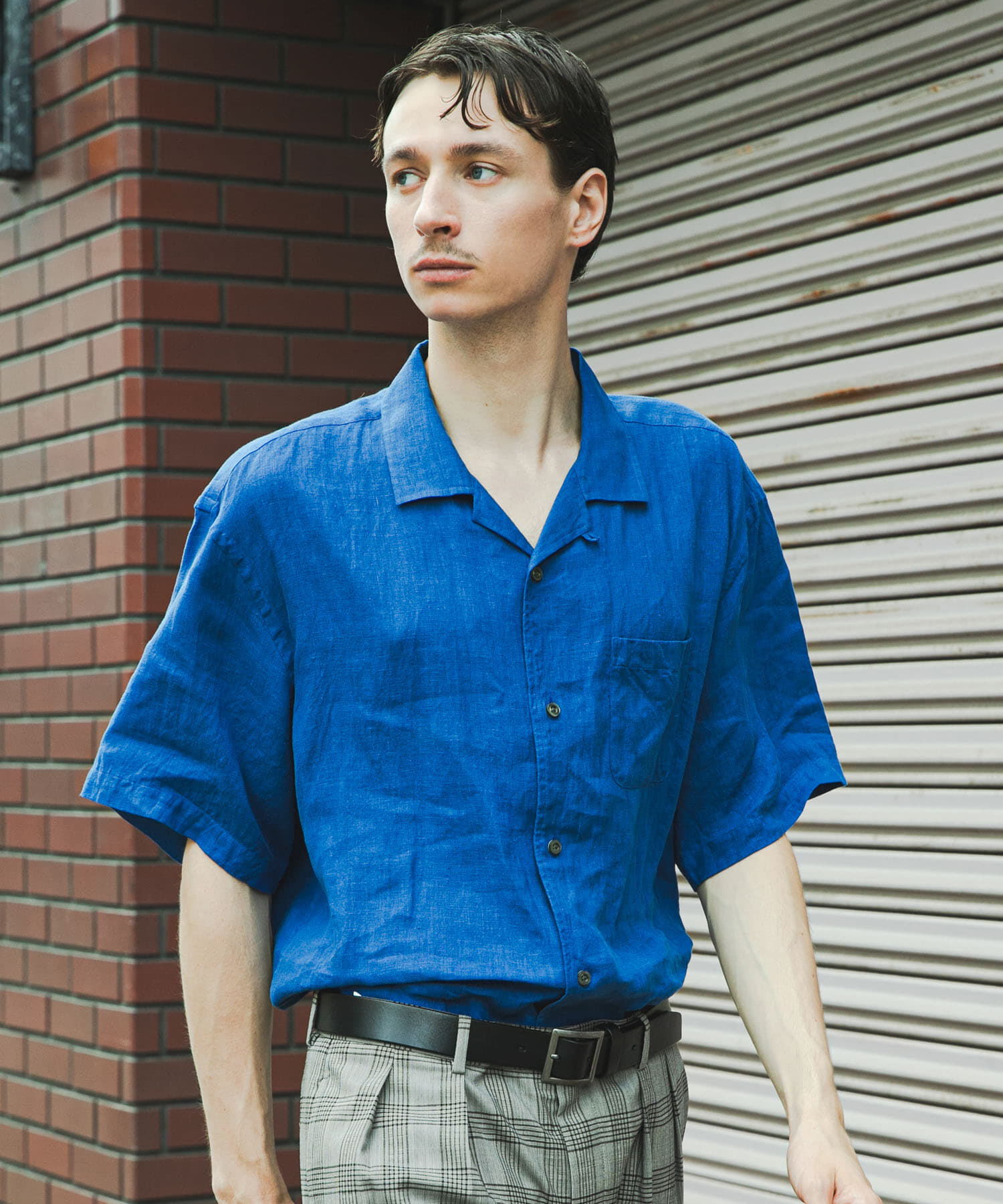 URBAN RESEARCH「『別注』BROOKS BROTHERS&times;URBAN RESEARCH　LINEN CAMP SHIRTS SHORT-SLEEVE」|シャツ・ブラウス|