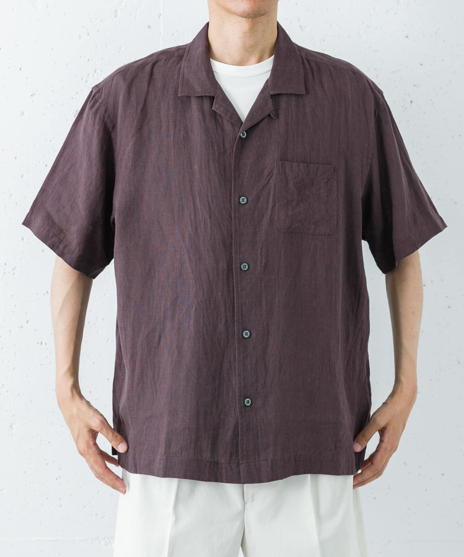 URBAN RESEARCH「『別注』BROOKS BROTHERS&times;URBAN RESEARCH　LINEN CAMP SHIRTS SHORT-SLEEVE」|シャツ・ブラウス|
