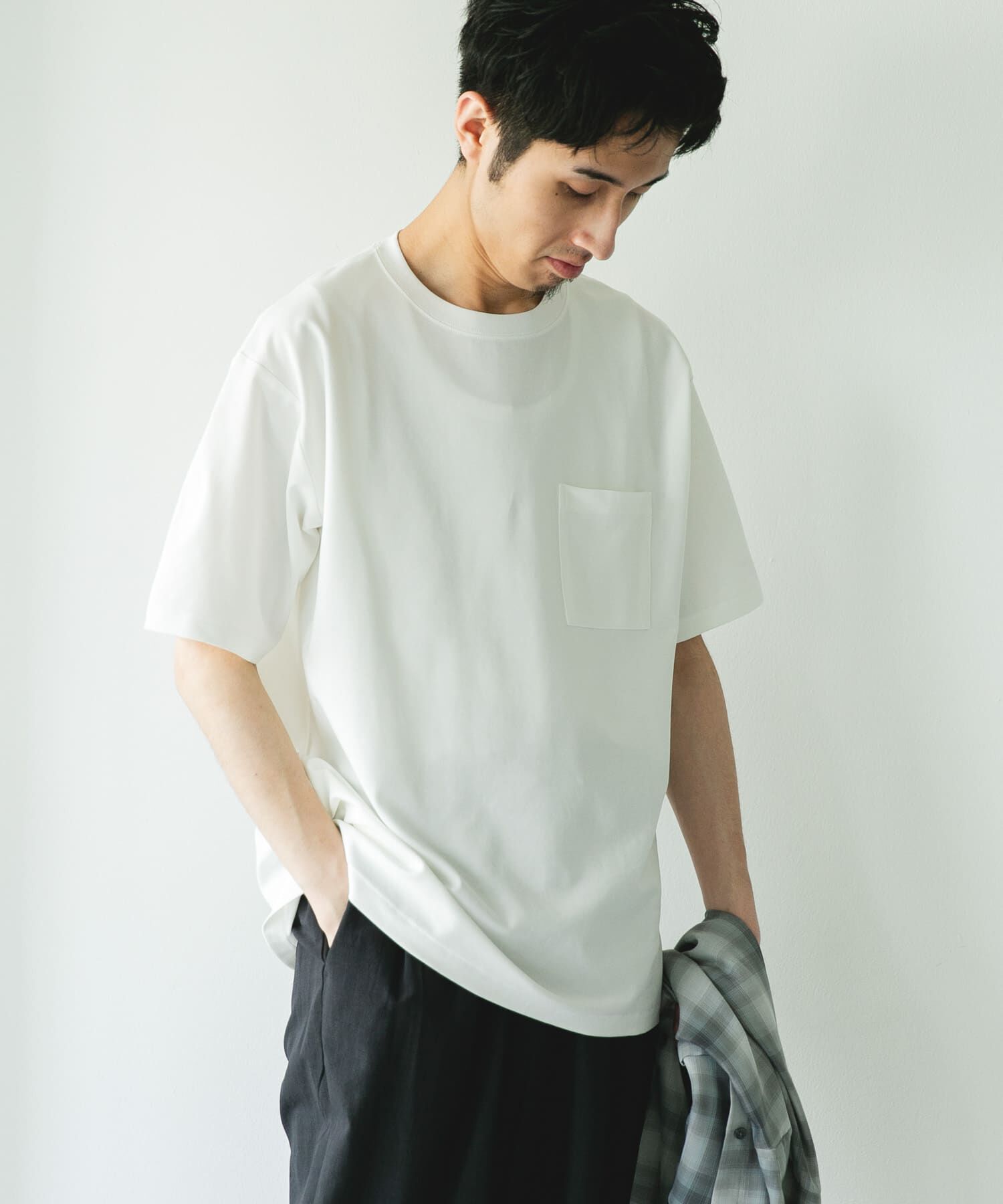 URBAN RESEARCH DOORS「『速乾/ｲｰｼﾞｰｹｱ/遮熱/接触冷感/UVｶｯﾄ』ﾏﾙﾁｽﾍﾟｯｸ ﾎﾟﾝ」|Tシャツ・カットソー|