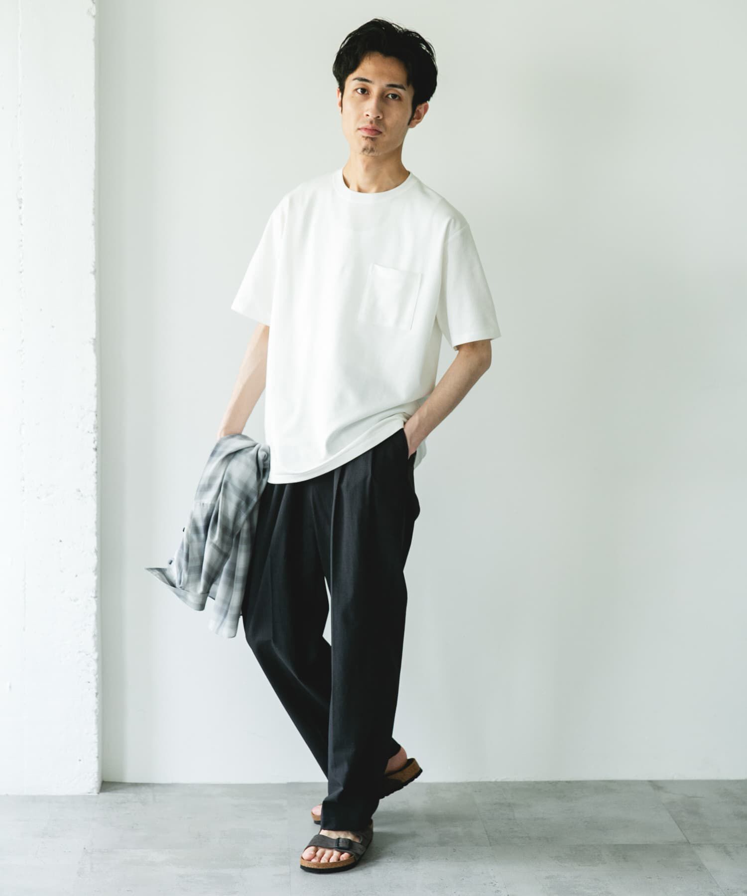 URBAN RESEARCH DOORS「『速乾/ｲｰｼﾞｰｹｱ/遮熱/接触冷感/UVｶｯﾄ』ﾏﾙﾁｽﾍﾟｯｸ ﾎﾟﾝ」|Tシャツ・カットソー|