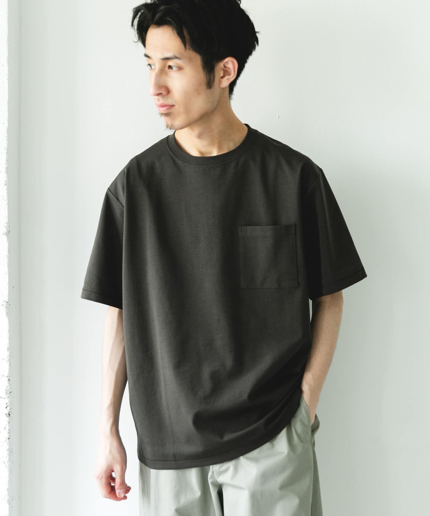 URBAN RESEARCH DOORS「『速乾/ｲｰｼﾞｰｹｱ/遮熱/接触冷感/UVｶｯﾄ』ﾏﾙﾁｽﾍﾟｯｸ ﾎﾟﾝ」|Tシャツ・カットソー|