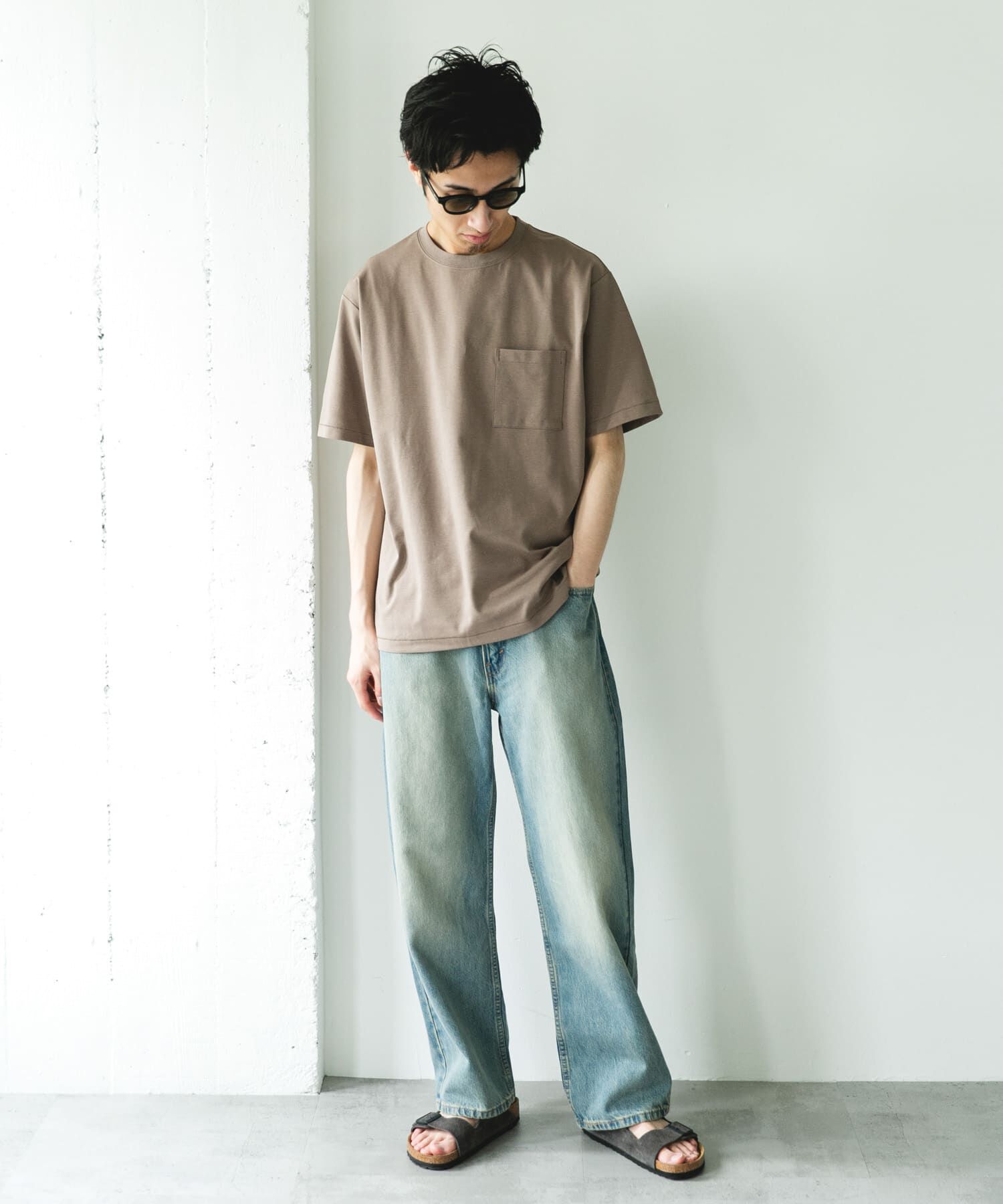 URBAN RESEARCH DOORS「『速乾/ｲｰｼﾞｰｹｱ/遮熱/接触冷感/UVｶｯﾄ』ﾏﾙﾁｽﾍﾟｯｸ ﾎﾟﾝ」|Tシャツ・カットソー|