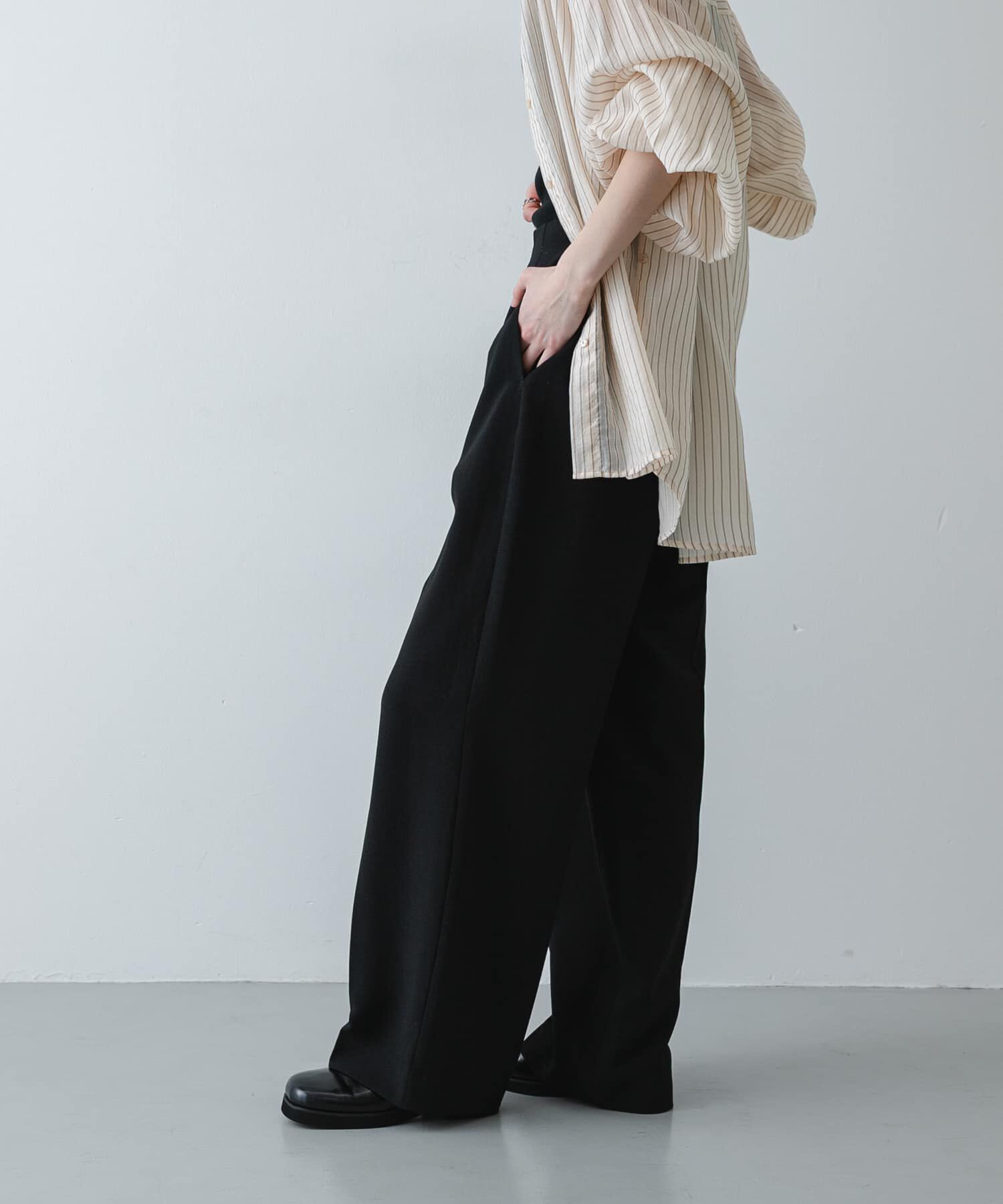 SENSE OF PLACE by URBAN RESEARCH「『一部WEB限定』『UR TECH DRYLUXE』リネンライクワイドパンツ」|その他|