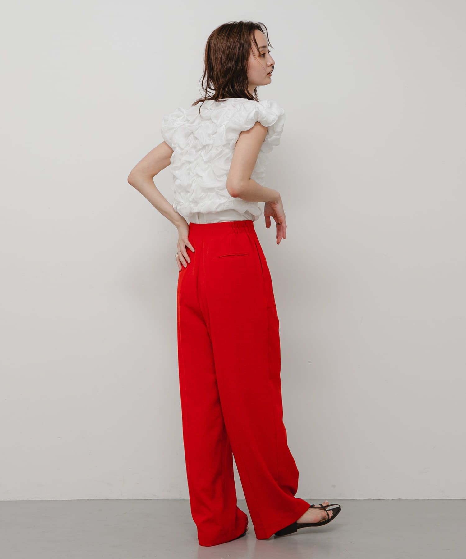 SENSE OF PLACE by URBAN RESEARCH「『一部WEB限定』『UR TECH DRYLUXE』リネンライクワイドパンツ」|その他|