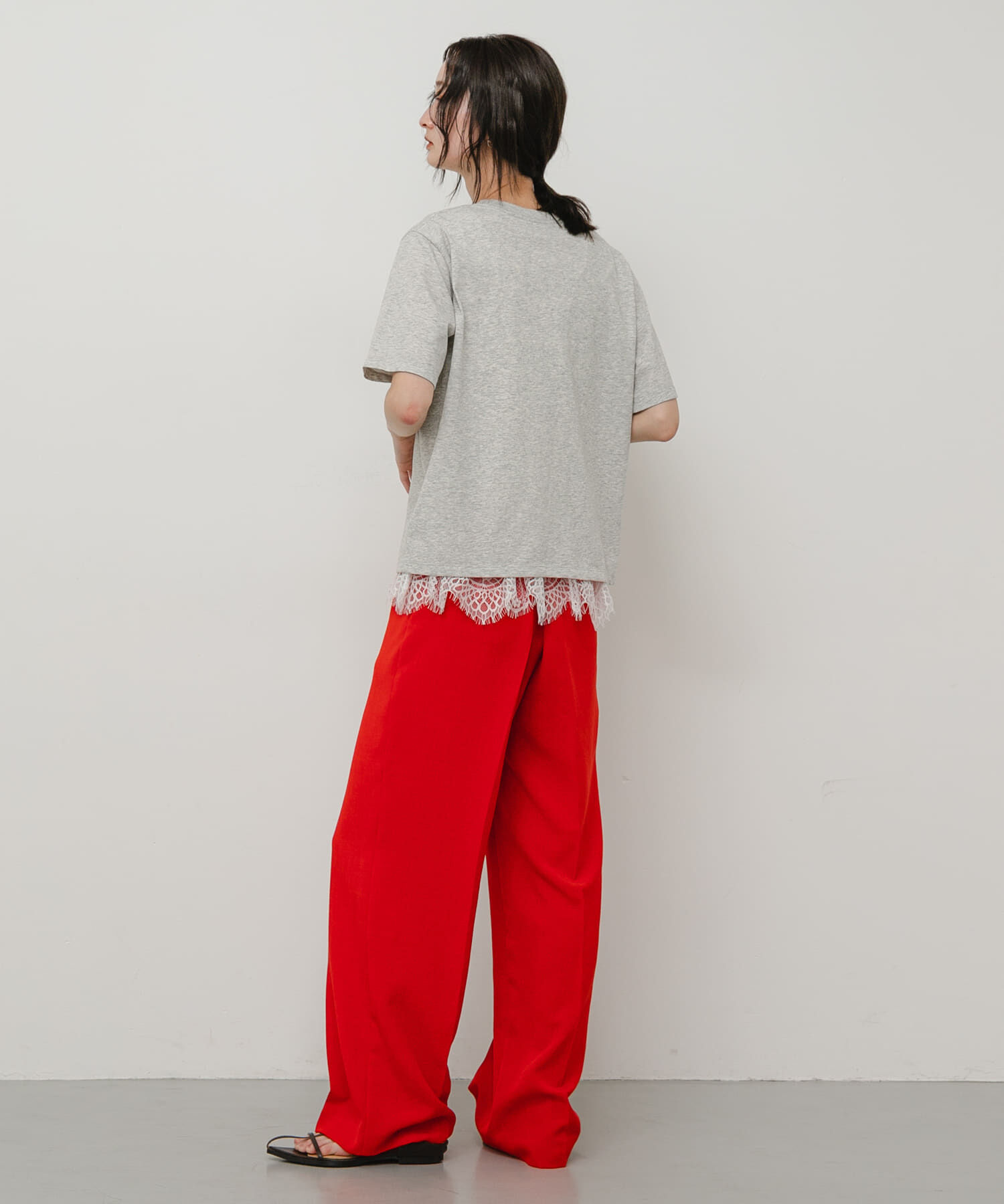 SENSE OF PLACE by URBAN RESEARCH「『一部WEB限定』『UR TECH DRYLUXE』リネンライクワイドパンツ」|その他|