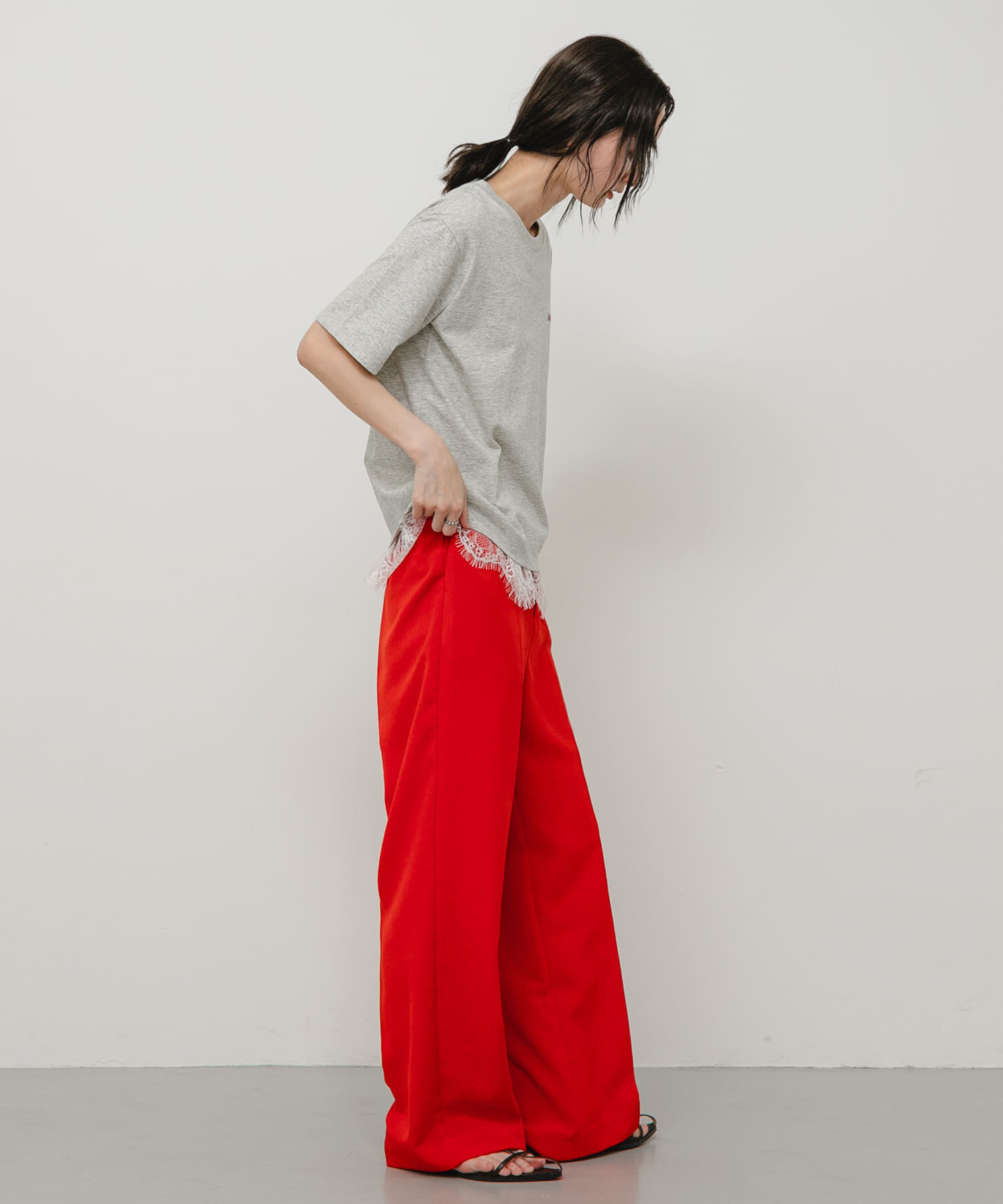 SENSE OF PLACE by URBAN RESEARCH「『一部WEB限定』『UR TECH DRYLUXE』リネンライクワイドパンツ」|その他|