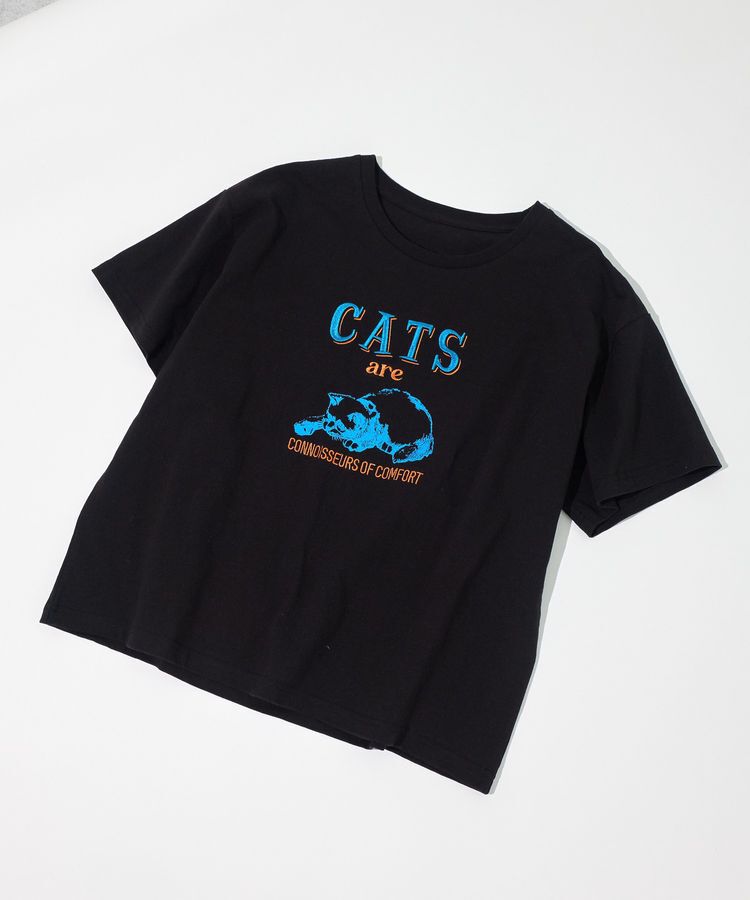 earth music&ecology「刺繍Tシャツ」|Tシャツ・カットソー|