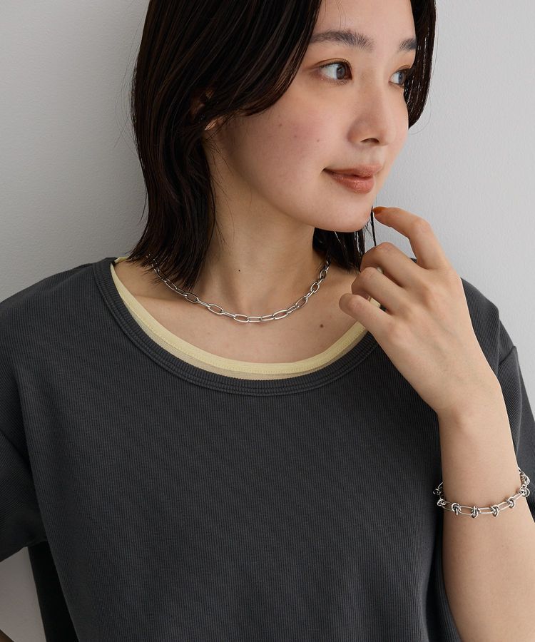 Green Parks「【ステンレス】チェーンフックネックレス」|ネックレス|Silver