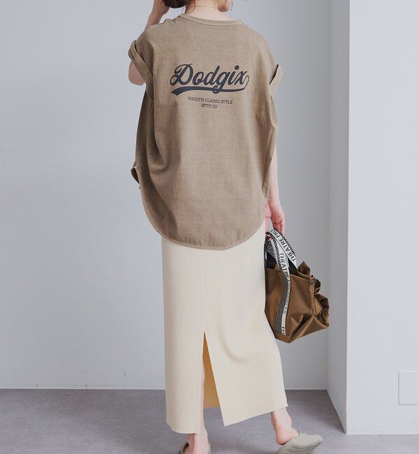  「USAコットンロールスリーブTシャツ」|Tシャツ・カットソー|