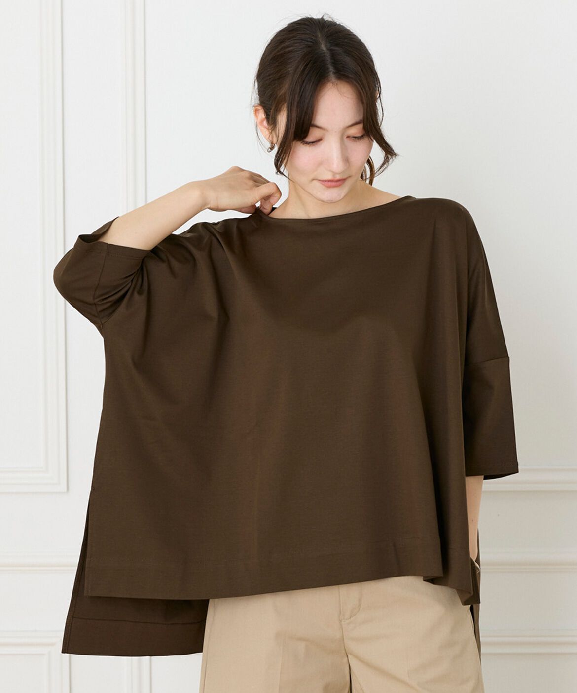 DAY by DAY it&rsquo;s international「ボートネックオーバーサイズプルオーバー　」|Tシャツ・カットソー|