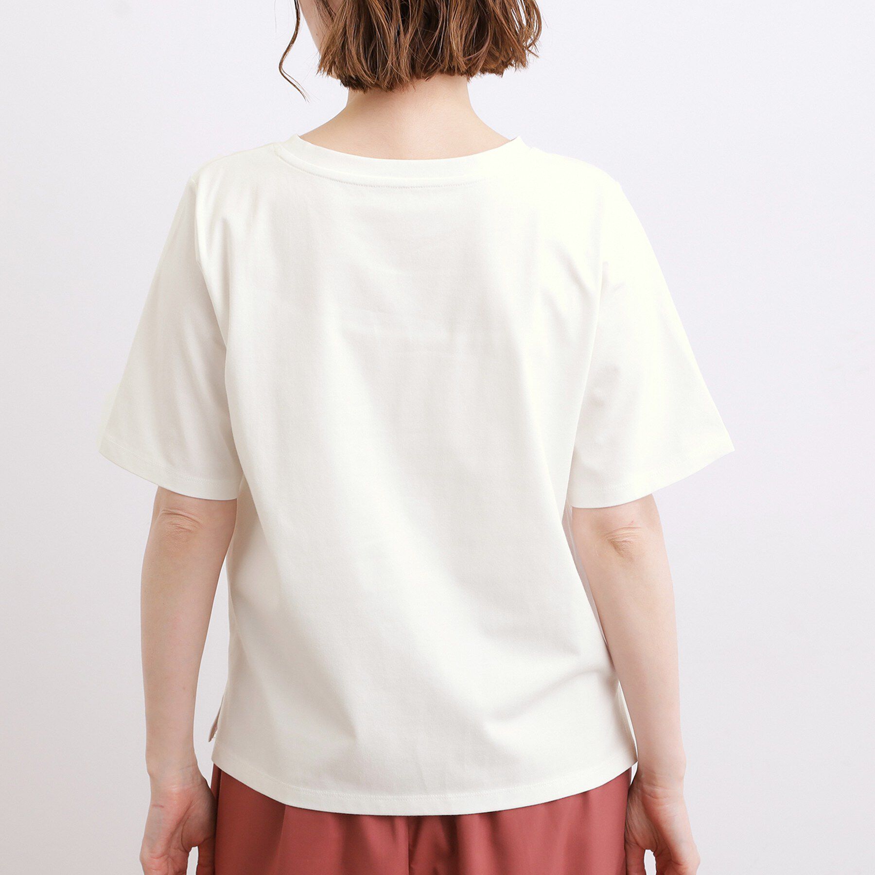 grove「【吸水速乾・UVカット・接触冷感・マシンウォッシャブル】ベーシックMIXロゴプリントT」|Tシャツ・カットソー|