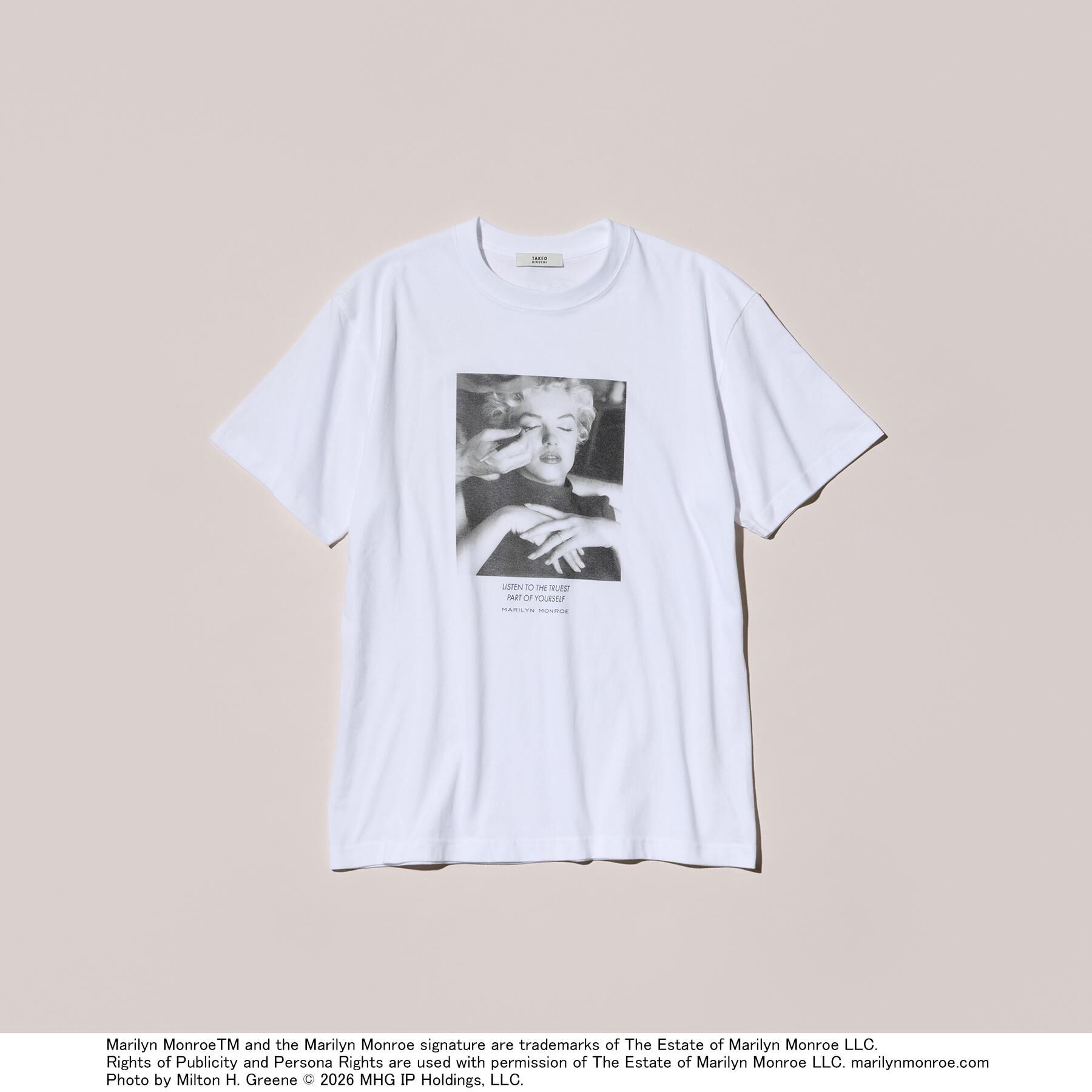 TAKEO KIKUCHI「【別注】マリリン・モンロー/フォトTシャツ」|Tシャツ・カットソー|