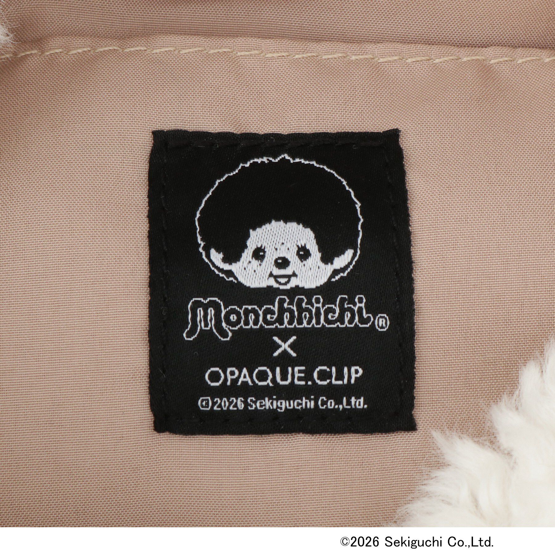 OPAQUE.CLIP「【モンチッチ】フェイス刺しゅうボアマルシェトートバッグ」|トートバッグ|