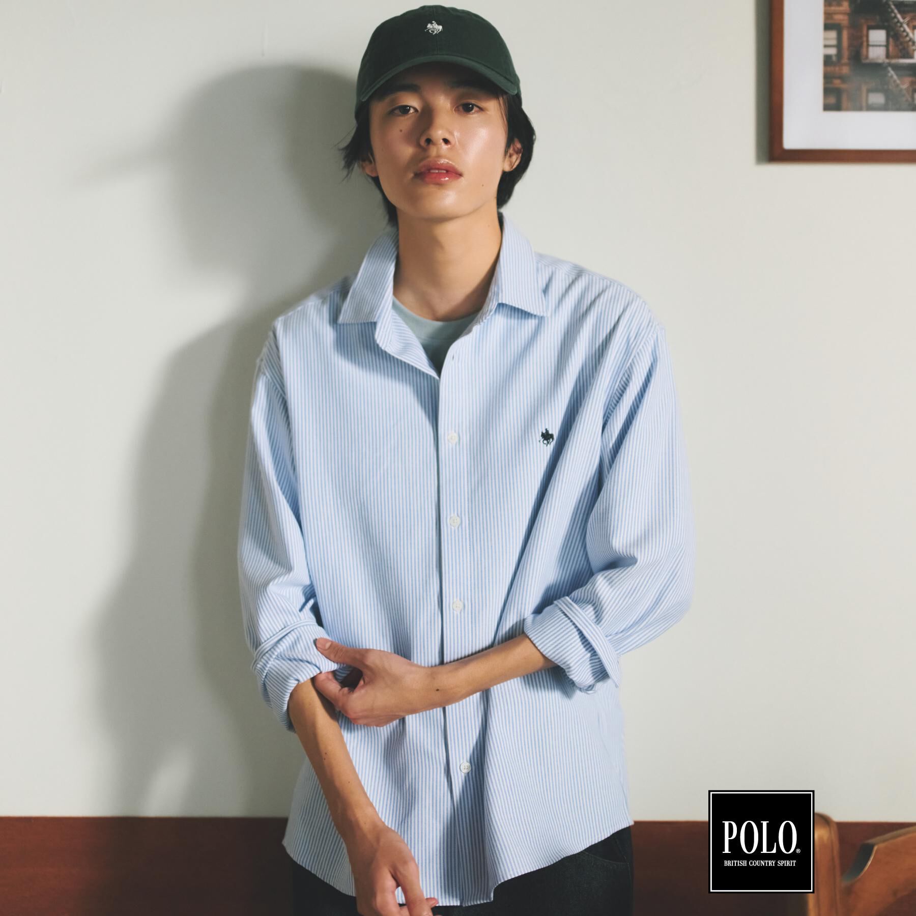 THE SHOP TK「POLO BCS/アソート長袖シャツ」|シャツ・ブラウス|