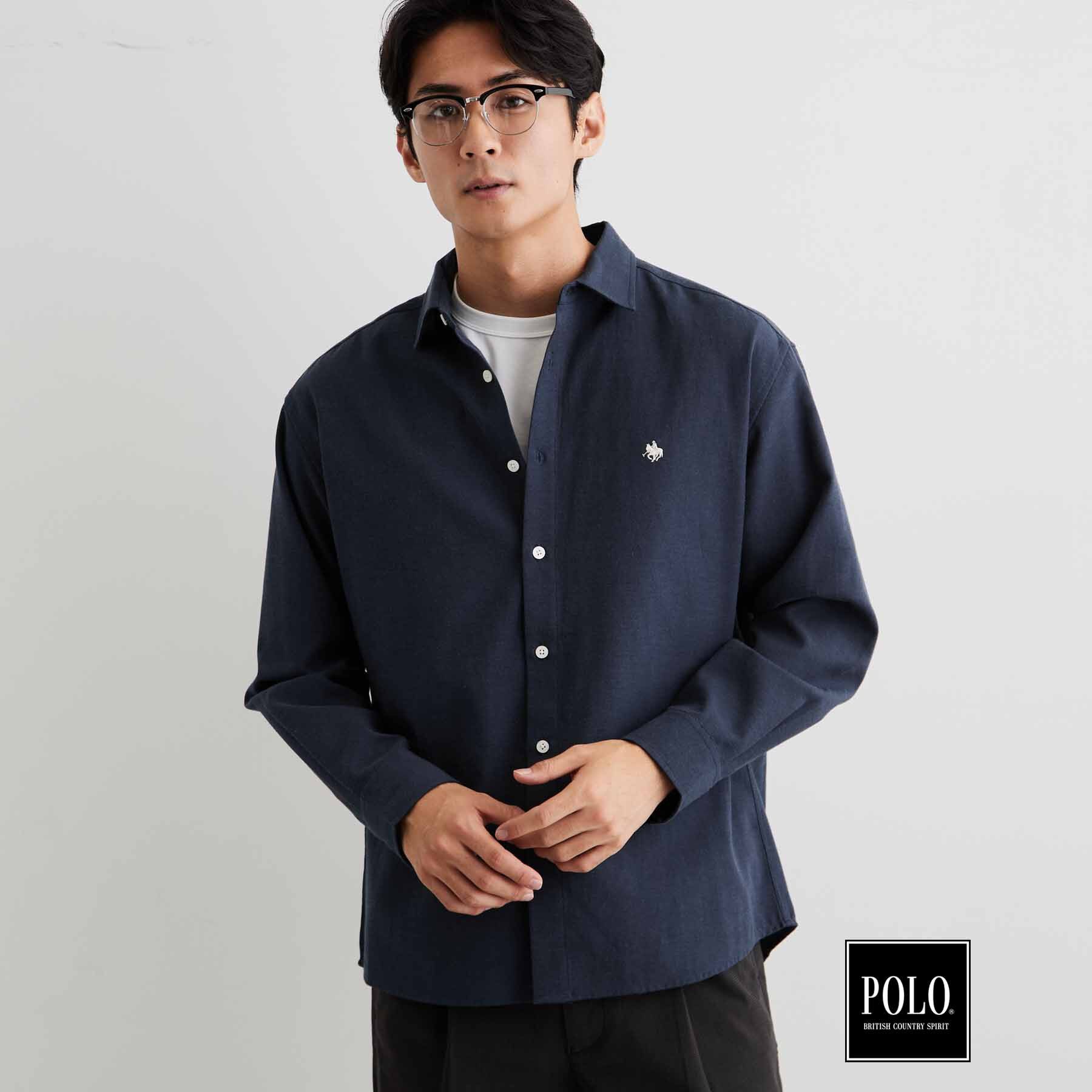THE SHOP TK「POLO BCS/アソート長袖シャツ」|シャツ・ブラウス|