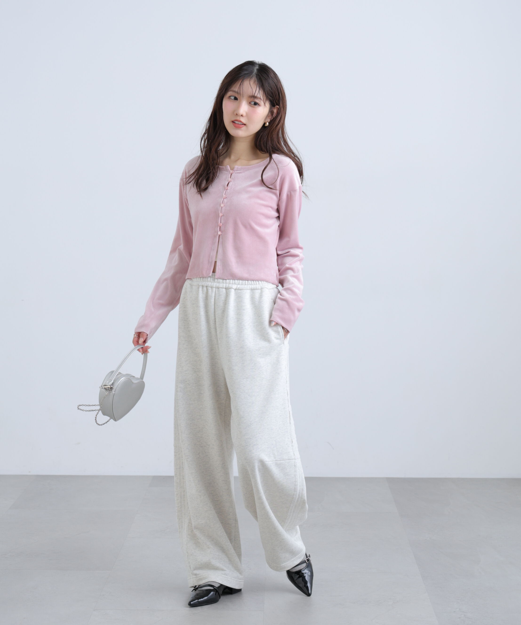  「[低身長サイズ/Sシリーズ]サイドレースラインスウェットパンツ」|その他|