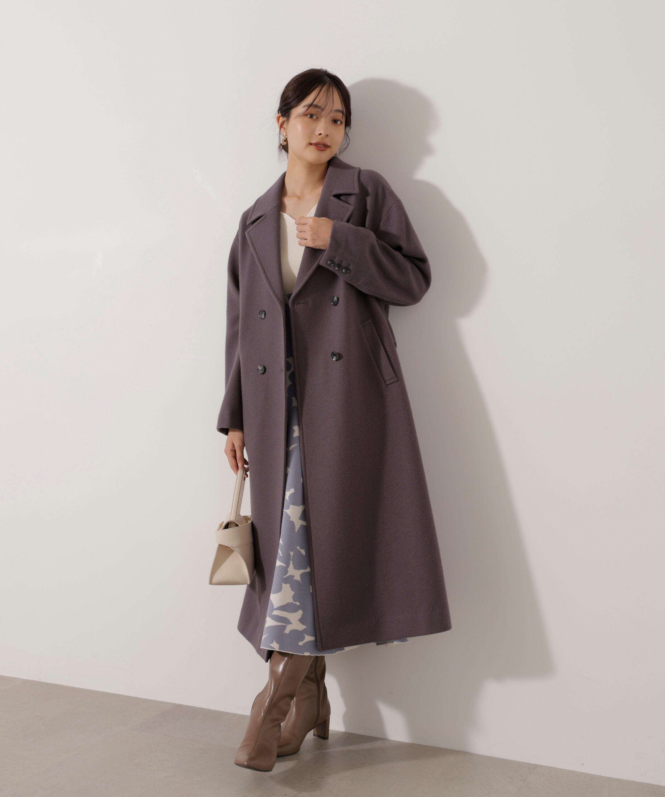 PROPORTION BODY DRESSING「＜加藤栞さん着用＞ジャガードフラワーニットワンピース」|ワンピース|