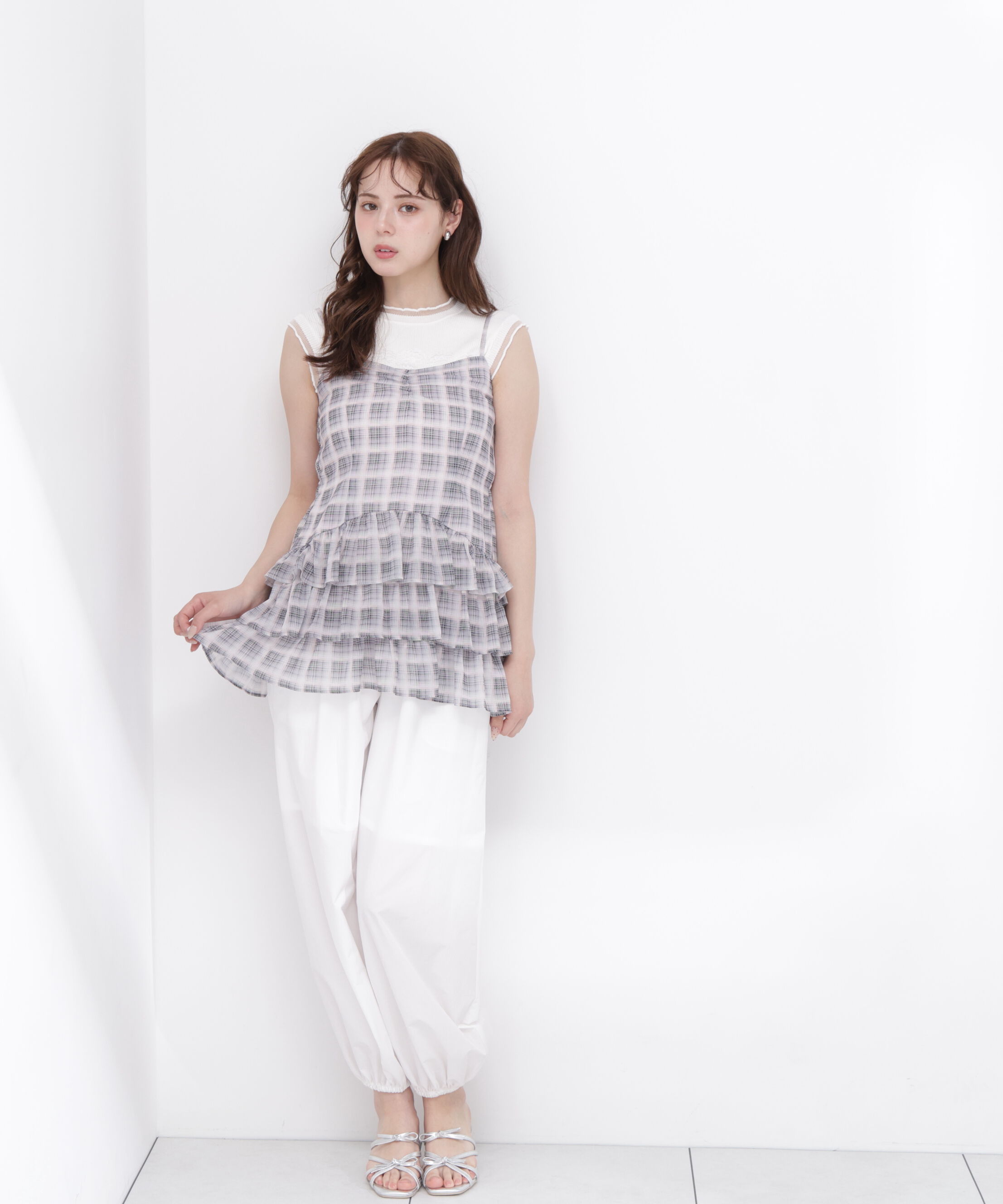 PROPORTION BODY DRESSING「チェックチュニック」|シャツ・ブラウス|