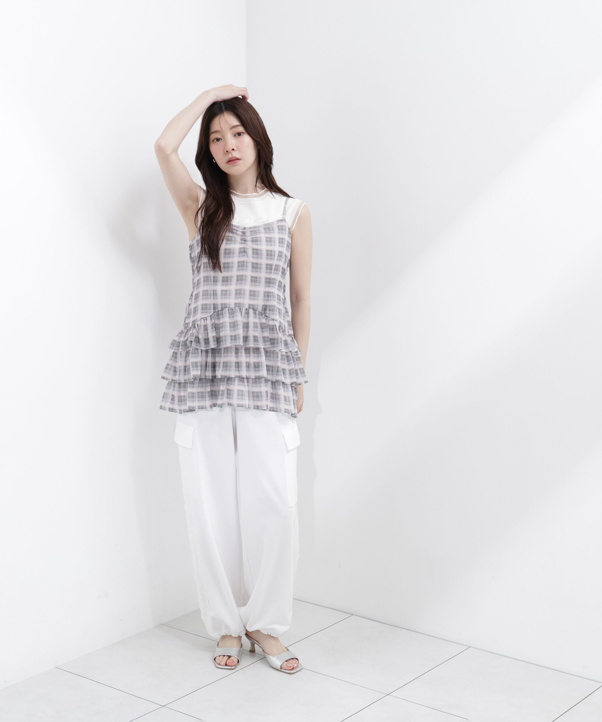 PROPORTION BODY DRESSING「チェックチュニック」|シャツ・ブラウス|