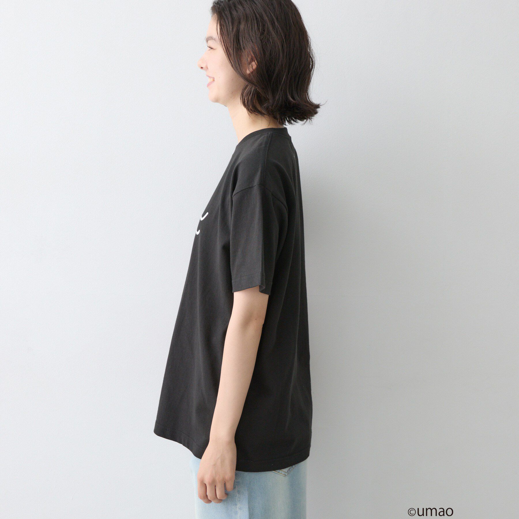 Dessin「UMAO&times;Dessinコラボ プリントキャットフェイスT」|Tシャツ・カットソー|