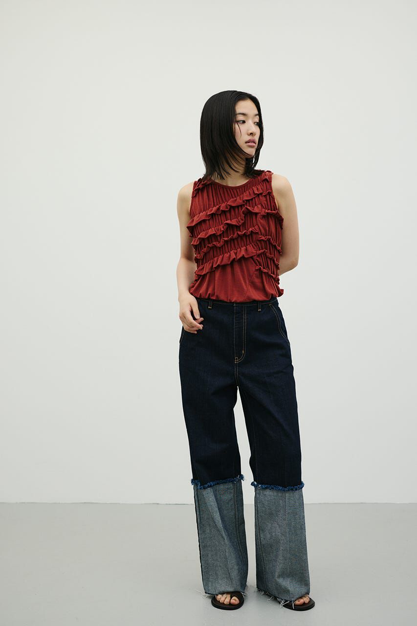 STYLEMIXER「ティアードギャザータンクトップ」|Tシャツ・カットソー|