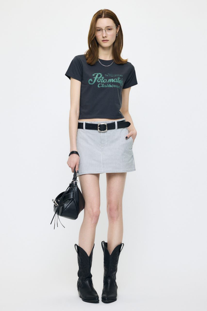 MOUSSY「NOSTALGIC LETTERED TEE」|Tシャツ・カットソー|