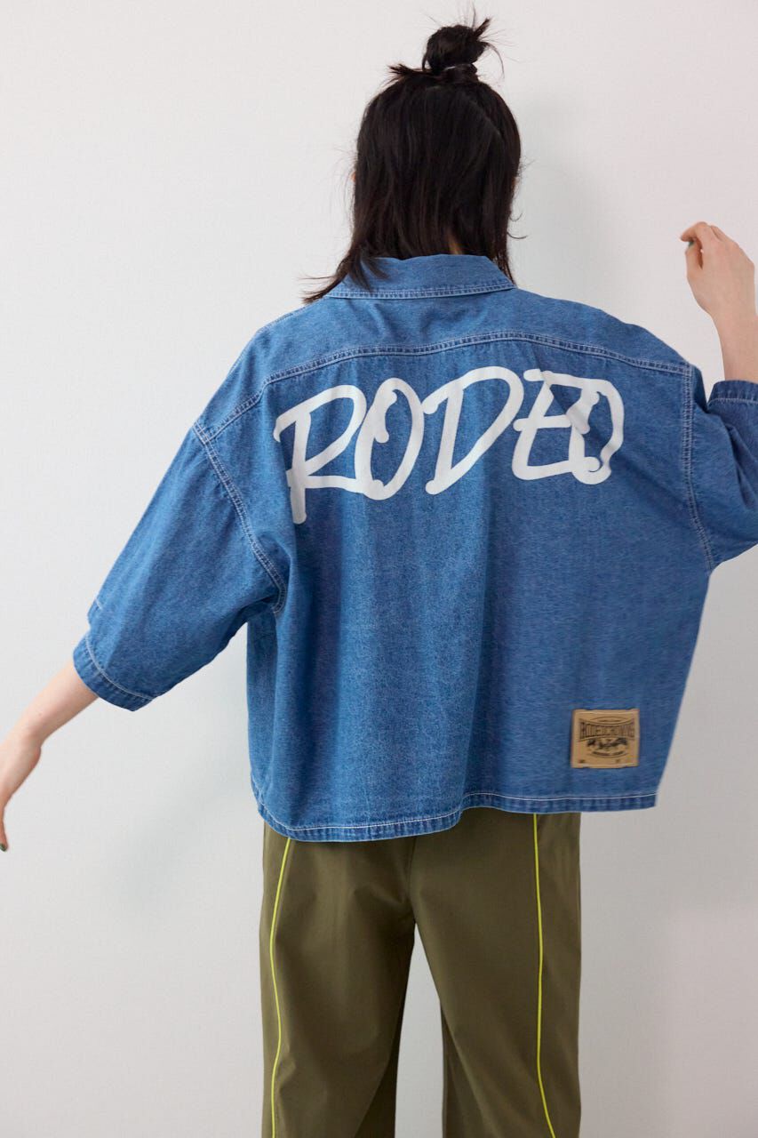 RODEO CROWNS「デニムワイドシャツ」|シャツ・ブラウス|