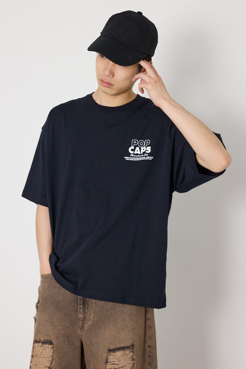 RODEO CROWNS「POP CAPS Tシャツ」|Tシャツ・カットソー|BLK