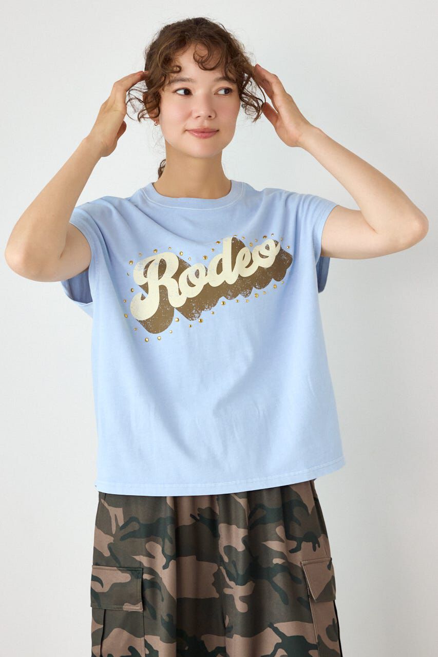 RODEO CROWNS「ロゴスタッズトップス」|Tシャツ・カットソー|